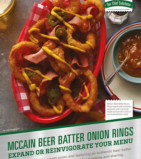 Onion Rings Beer Batter Flyer