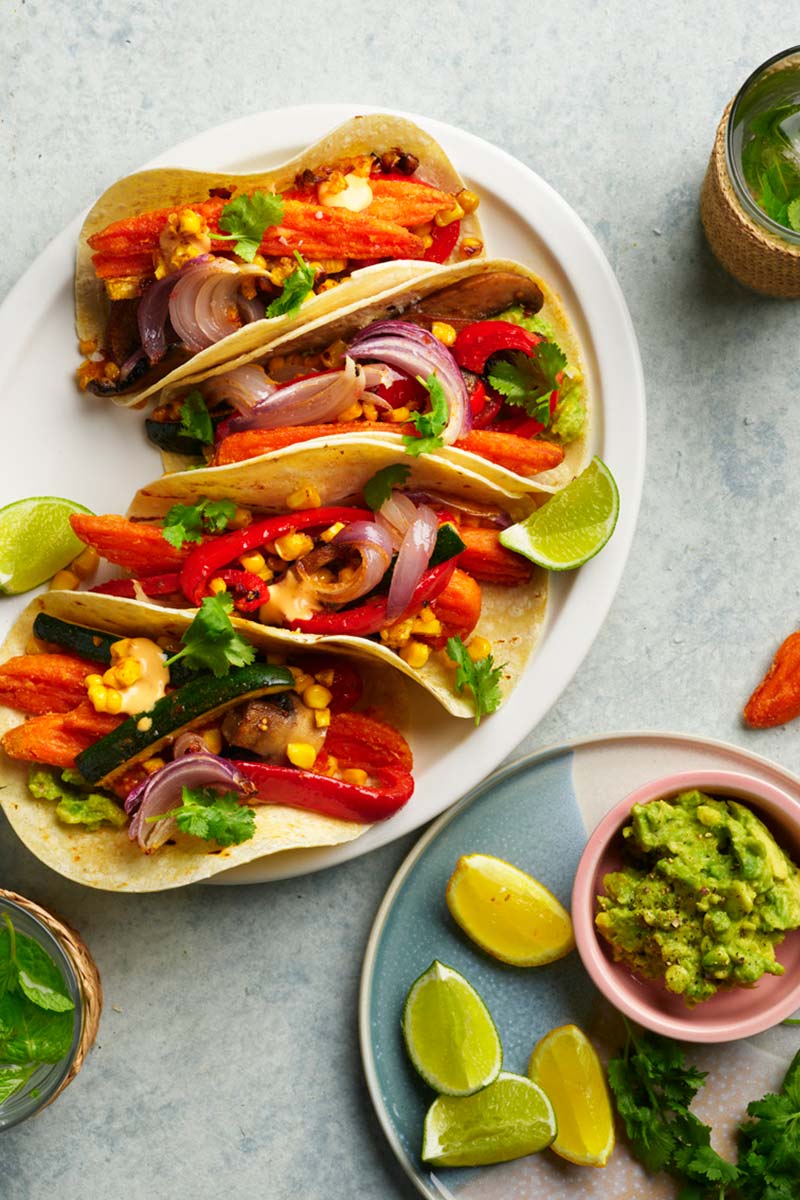 Sweet potato and roasted vegetable tacos | McCain Foodservice Advantage ...